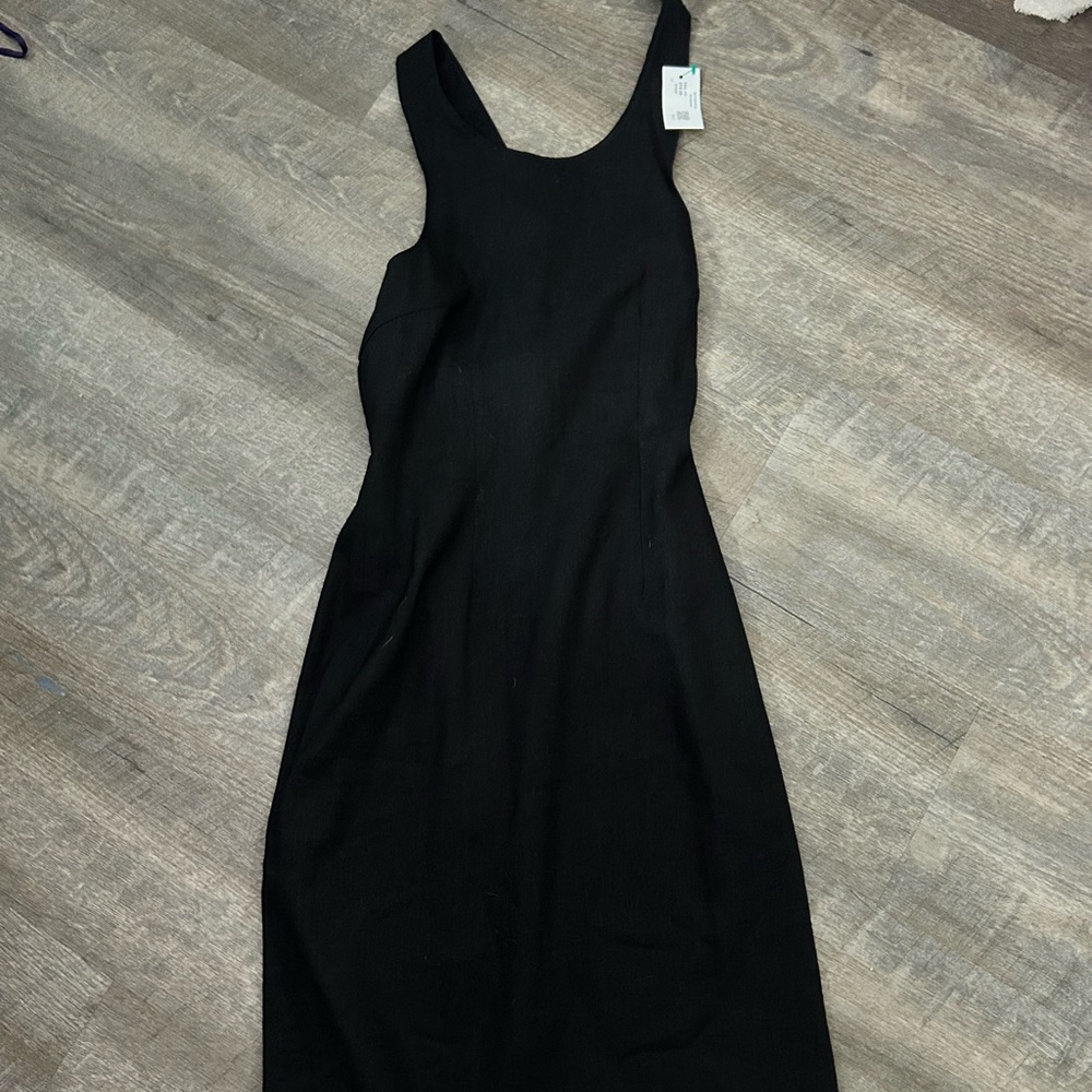 Club Monaco Black Backless Dress